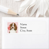 Valentijn Roos English Springer Etiket (Insitu)