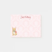 Valentijn Roos Frenchie Post-it® Notes (Voorkant)