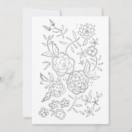 Valentijn Roos Garden Adult Colour Card Feestdagenkaart