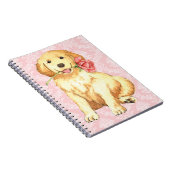 Valentijn Roos Golden Notitieboek (Rechterzijde)