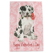 Valentijn Roos Great Dane Medium Cadeauzakje (Voorkant)