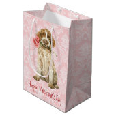 Valentijn Roos Griffon Medium Cadeauzakje (Voorkant Gekanteld)