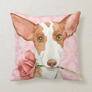Valentijn Roos Ibizan Hound Kussen