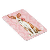 Valentijn Roos Ibizan Hound Magneet (Rechterzijde)