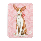Valentijn Roos Ibizan Hound Magneet (Verticaal)