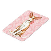 Valentijn Roos Ibizan Hound Magneet (Linkerzijde)