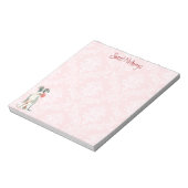 Valentijn Roos Italiaans Goudsher Notitieblok (Linkerzijde)