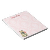 Valentijn Roos Keeshond Notitieblok (Schuin)