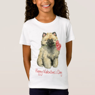 Valentijn Roos Keeshond T-shirt