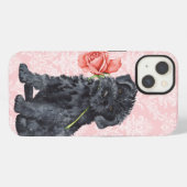 Valentijn Roos Kerry Blue Terrier iPhone Hoesje (Achterkant horizontaal)