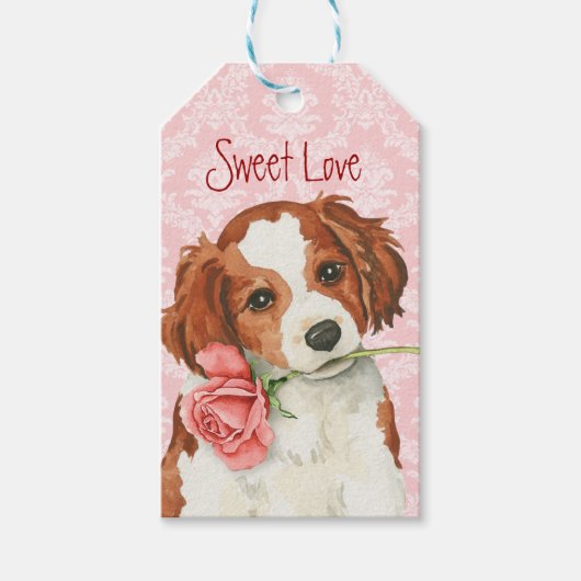 Valentijn Roos Kooiker Cadeaulabel (Voorkant)