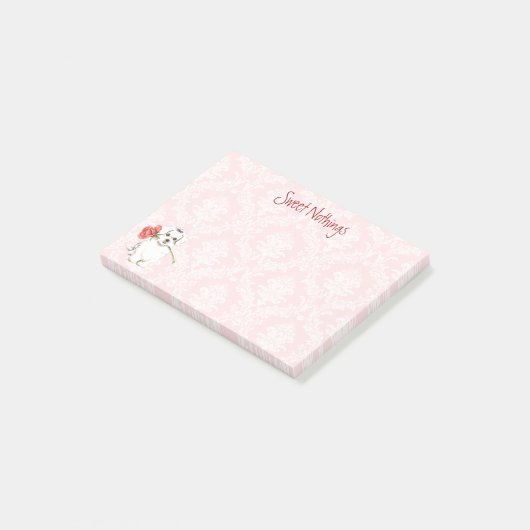 Valentijn Roos Maltese Post-it® Notes (Schuin)