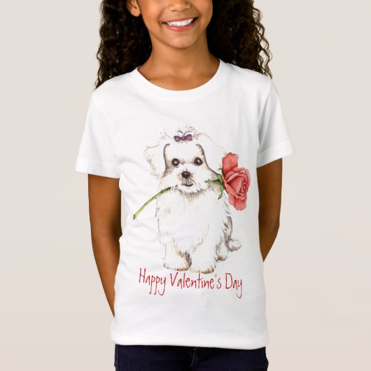 Valentijn Roos Maltese T-shirt (Voorkant)
