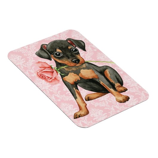 Valentijn Roos Min Pin Magneet (Rechterzijde)