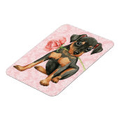 Valentijn Roos Min Pin Magneet (Linkerzijde)