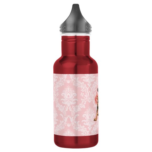 Valentijn Roos Min Pin Waterfles (Links)