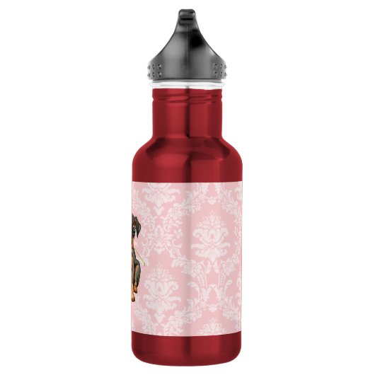 Valentijn Roos Min Pin Waterfles (Rechts)