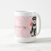 Valentijn Roos Mini Schnauzer Koffiemok (Voorkant rechts)