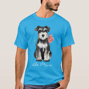 Valentijn Roos Mini Schnauzer T-shirt