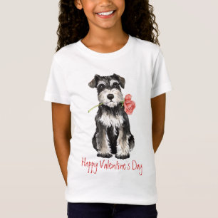 Valentijn Roos Mini Schnauzer T-shirt