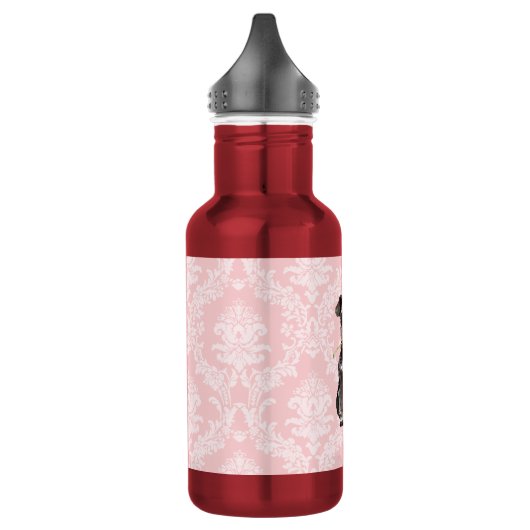 Valentijn Roos Mini Schnauzer Waterfles (Links)