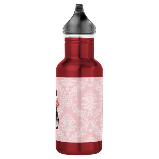 Valentijn Roos Mini Schnauzer Waterfles (Rechts)