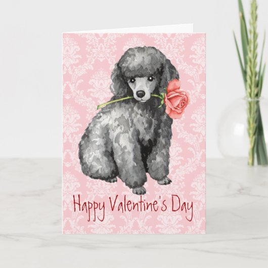 Valentijn Roos Miniatuur Podle Feestdagen Kaart (Voorkant)