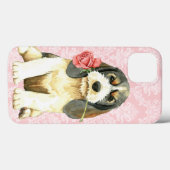 Valentijn Roos Petit Basset Griffon Vendeen Case-Mate iPhone Case (Achterkant (horizontaal))