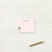 Valentijn Roos Petit Basset Griffon Vendeen Post-it® Notes (Op bureau)