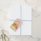 Valentijn Roos Pommeren Cadeaulabel (Met Touw)