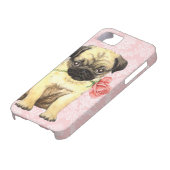 Valentijn Roos Pug Case-Mate iPhone Case (Onderkant)