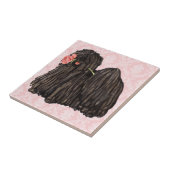 Valentijn Roos Puli Tegeltje (Zijkant)