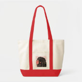 Valentijn Roos Puli Tote Bag (Voorkant)