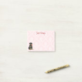 Valentijn Roos Rotweiler Post-it® Notes (Op bureau)