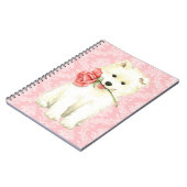 Valentijn Roos Samoyed Notitieboek (Linkerzijde)