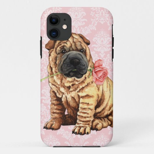 Valentijn Roos Shar-Pei Case-Mate iPhone Case (Achterkant)