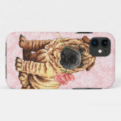 Valentijn Roos Shar-Pei Case-Mate iPhone Case (Achterkant (horizontaal))