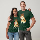 Valentijn Roos Sheltie T-shirt (Unisex)