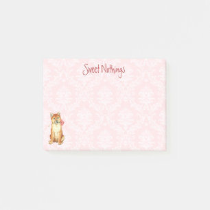 Valentijn Roos Shiba Inu Post-it® Notes