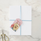 Valentijn Roos Silky Terrier Gift Labels Cadeaulabel (Met Touw)