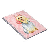 Valentijn Roos Silky Terrier Notitieboek (Rechterzijde)