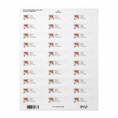 Valentijn Roos Speelgoed Fox Terrier Etiket (Full Sheet)