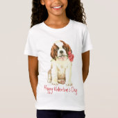 Valentijn Roos St. Bernard T-shirt (Voorkant)