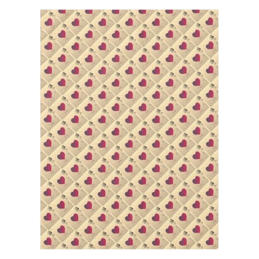 Valentijn Roos Tafelkleed (Voorkant)