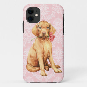 Valentijn Roos Vizsla iPhone 11 Hoesje