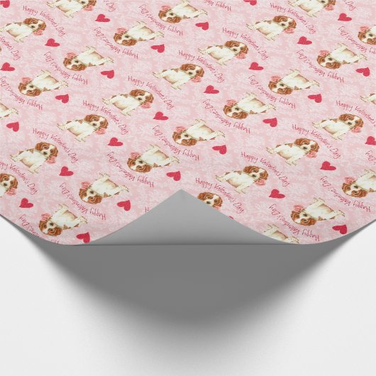 Valentijn Roos Welshie Cadeaupapier (Hoek)