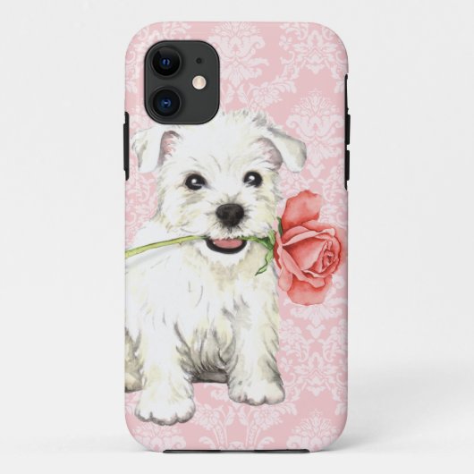 Valentijn Roos Westie Case-Mate iPhone Case (Achterkant)