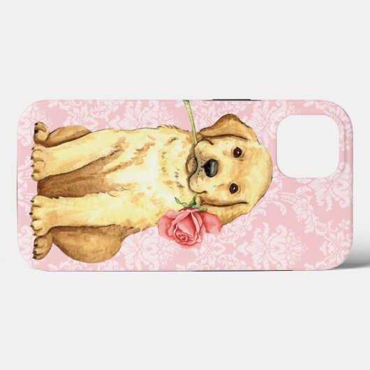 Valentijn Roos Yellow Lab Case-Mate iPhone Case (Achterkant (horizontaal))