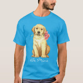 Valentijn Roos Yellow Lab T-shirt (Voorkant)