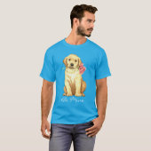 Valentijn Roos Yellow Lab T-shirt (Voorkant volledig)